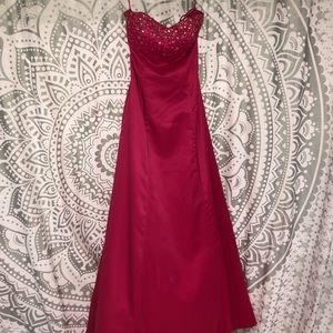 Pink sparkly ball gown/prom dress/ formal dress